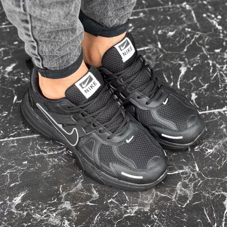 کتانی مردانه نایک V2K مشکی کد 28058