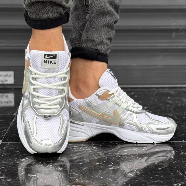 کتانی مردانه نایک V2K سفید کد 28055