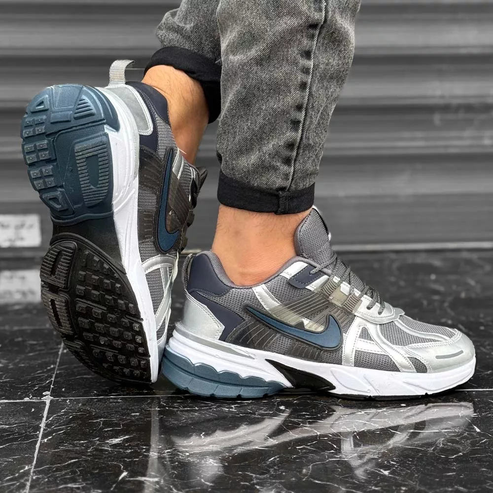 کتانی مردانه نایک V2K خاکستری کد 28052