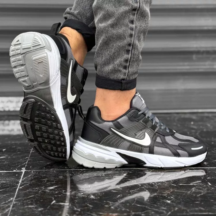 کتانی مردانه نایک V2K خاکستری کد 28053