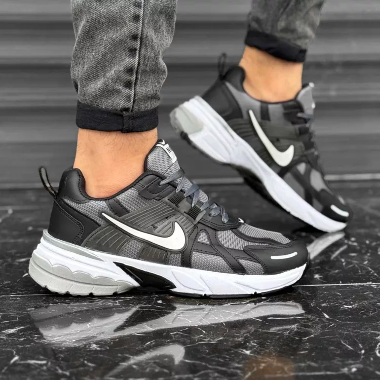 کتانی مردانه نایک V2K خاکستری کد 28053