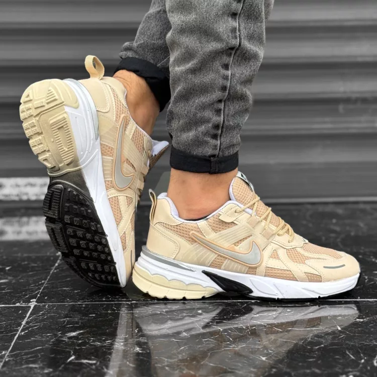 کتانی مردانه نایک V2K کرم کد 28051