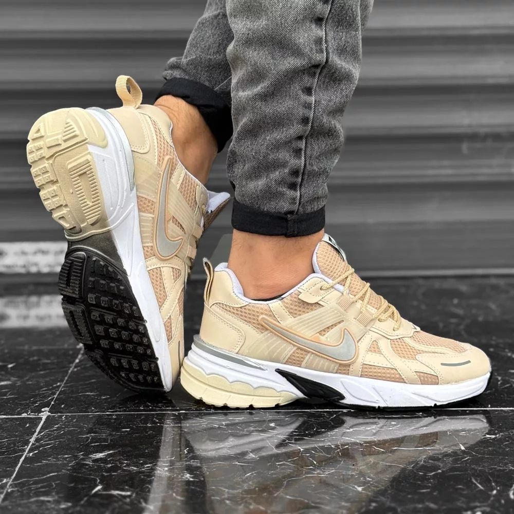 کتانی مردانه نایک V2K کرم کد 28051