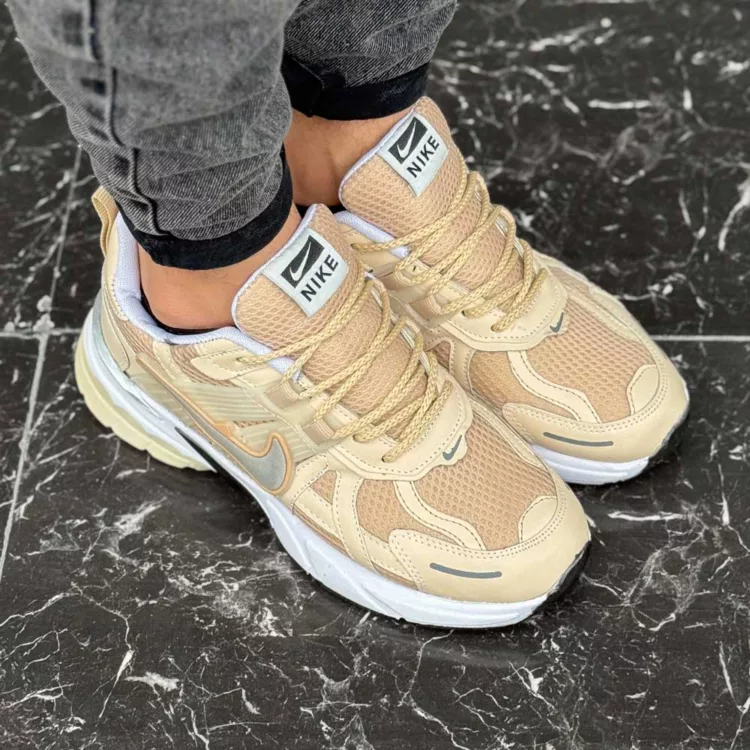 کتانی مردانه نایک V2K کرم کد 28051