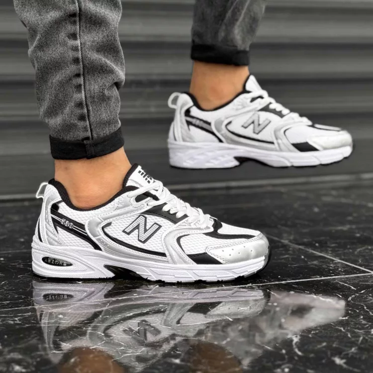 کتانی مردانه نیوبالانس 530 سفید کد 28072