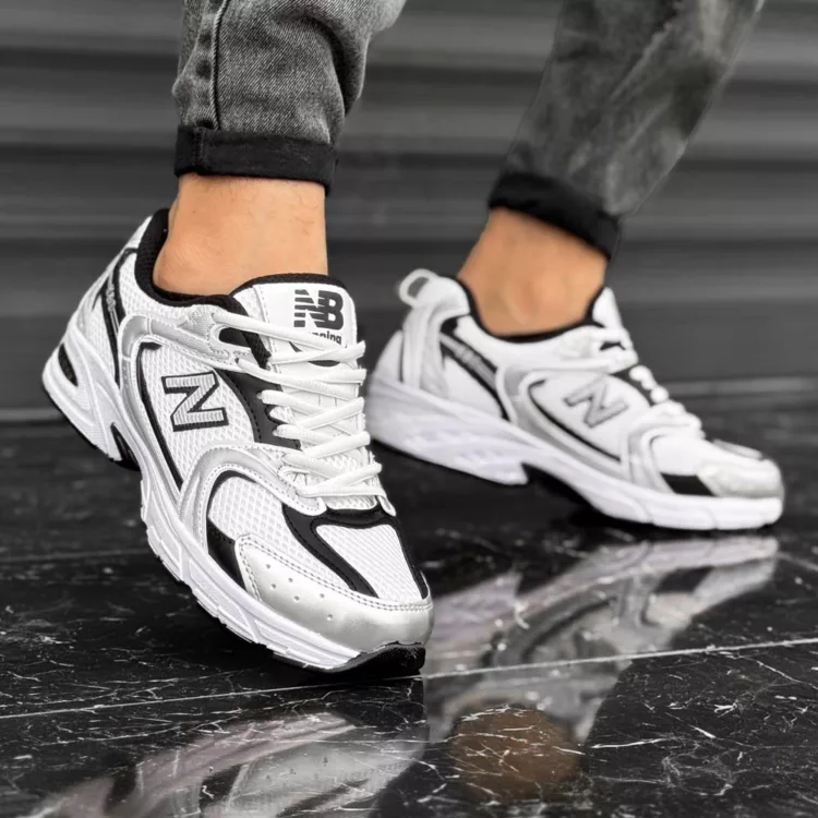 کتانی مردانه نیوبالانس 530 سفید کد 28072
