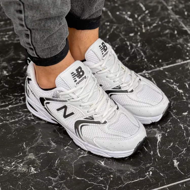 کتانی مردانه نیوبالانس 530 سفید کد 28071