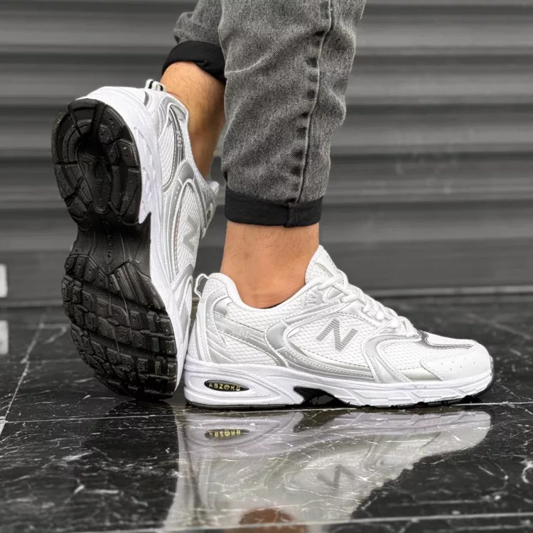 کتانی مردانه نیوبالانس 530 سفید کد 28070