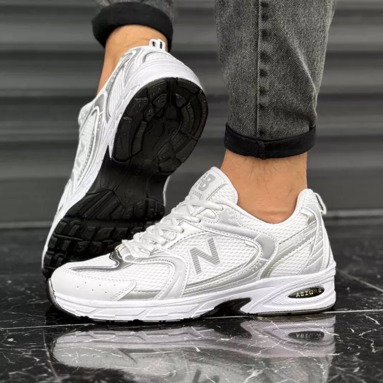 کتانی مردانه نیوبالانس 530 سفید کد 28070