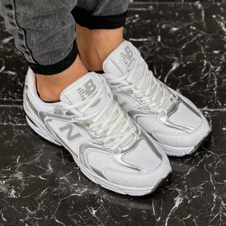 کتانی مردانه نیوبالانس 530 سفید کد 28070