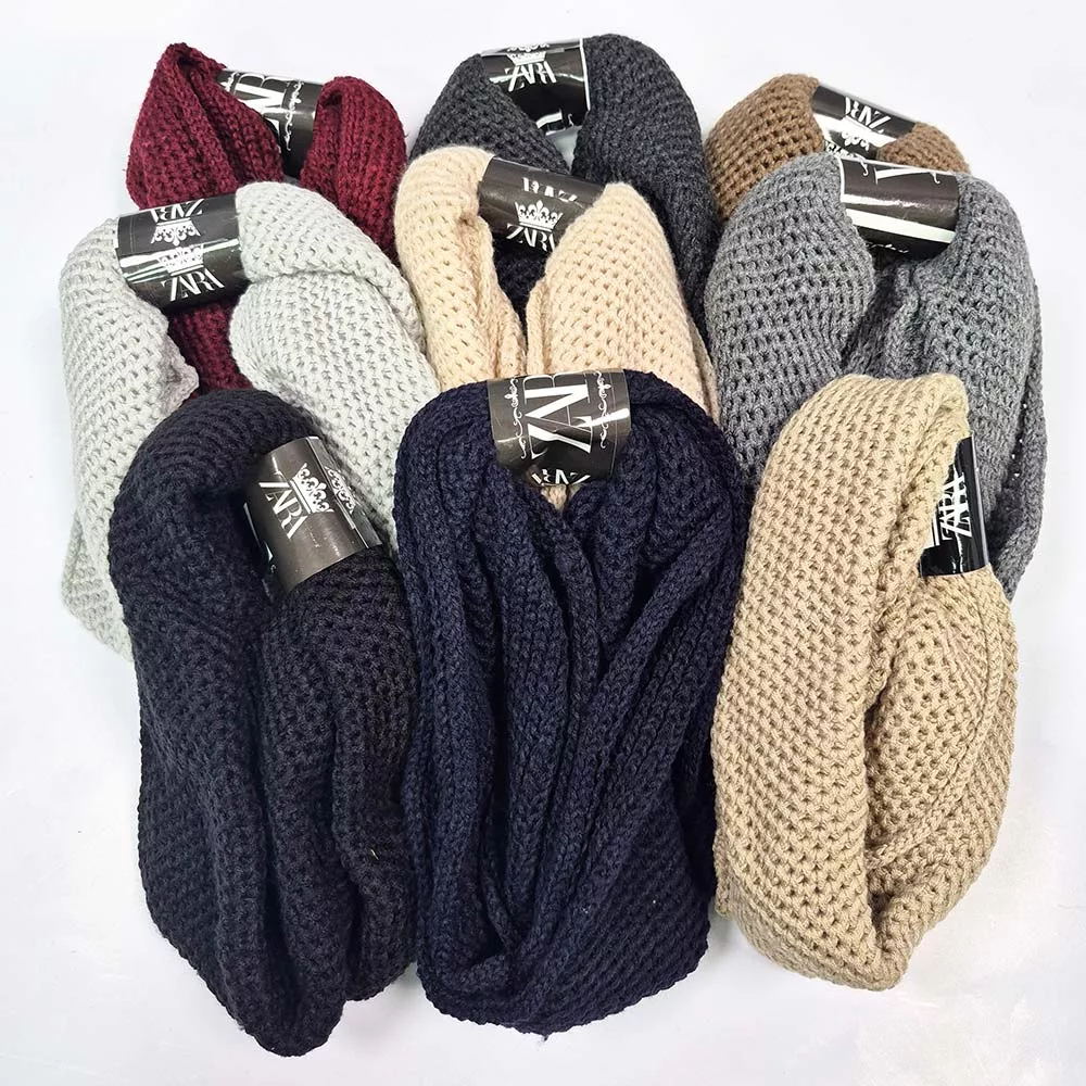 شال گردن بافتنی مدل رینگی