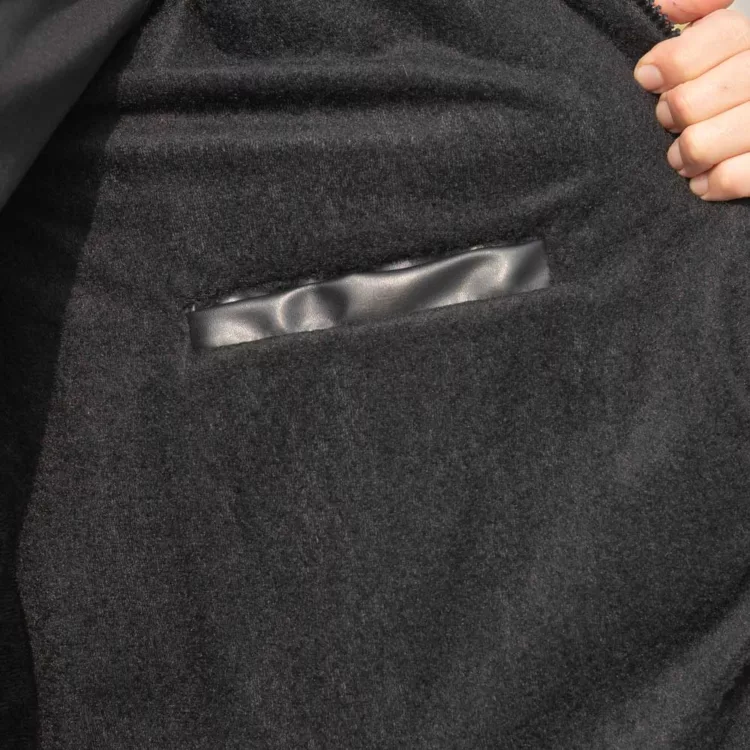 کاپشن مردانه باکسی چرم کد 28175