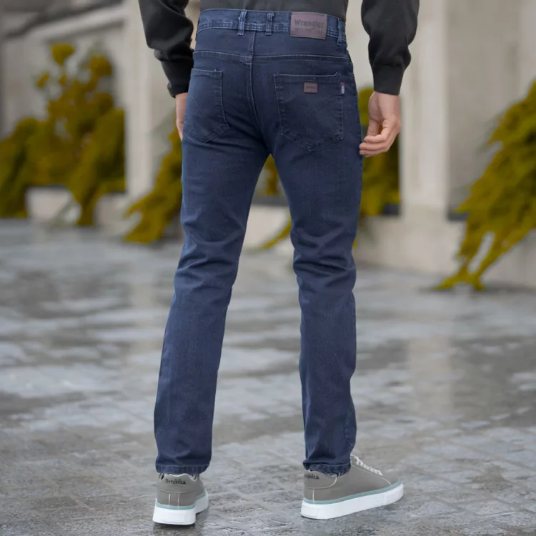 شلوار جین مردانه سرمه ای کد 28242