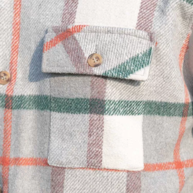 پیراهن مردانه پشمی چهار خونه کد 28291