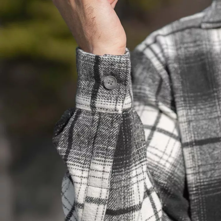 پیراهن مردانه پشمی چهار خونه کد 28293