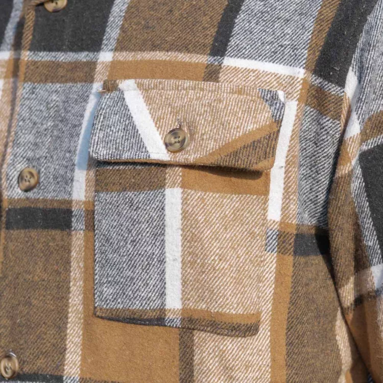 پیراهن مردانه پشمی چهار خونه کد 28295