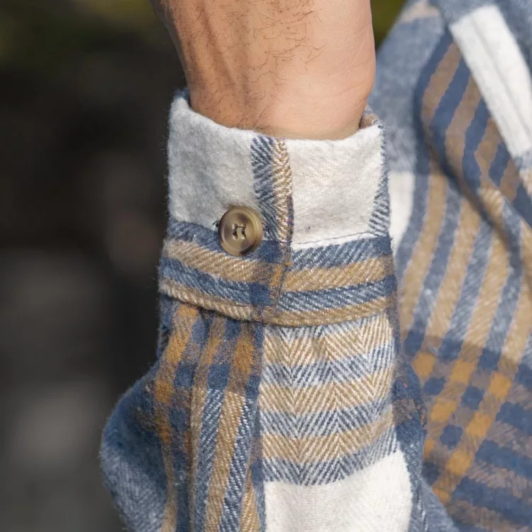 پیراهن مردانه پشمی چهار خونه کد 28292