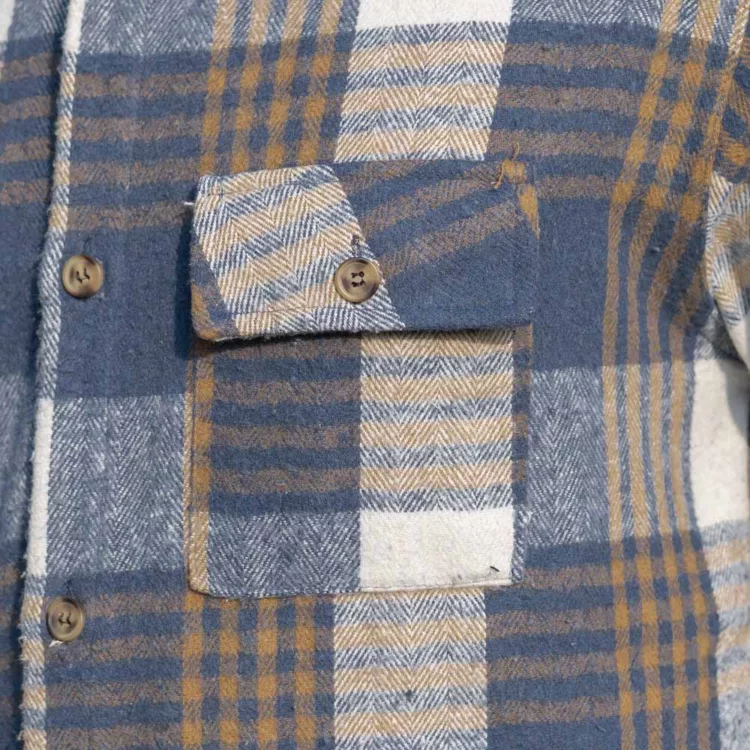 پیراهن مردانه پشمی چهار خونه کد 28292