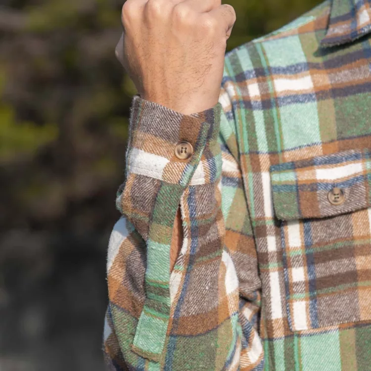 پیراهن مردانه پشمی چهار خونه کد 28294