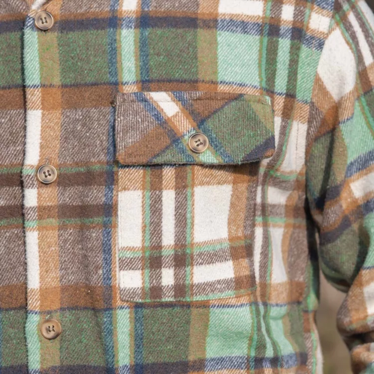 پیراهن مردانه پشمی چهار خونه کد 28294