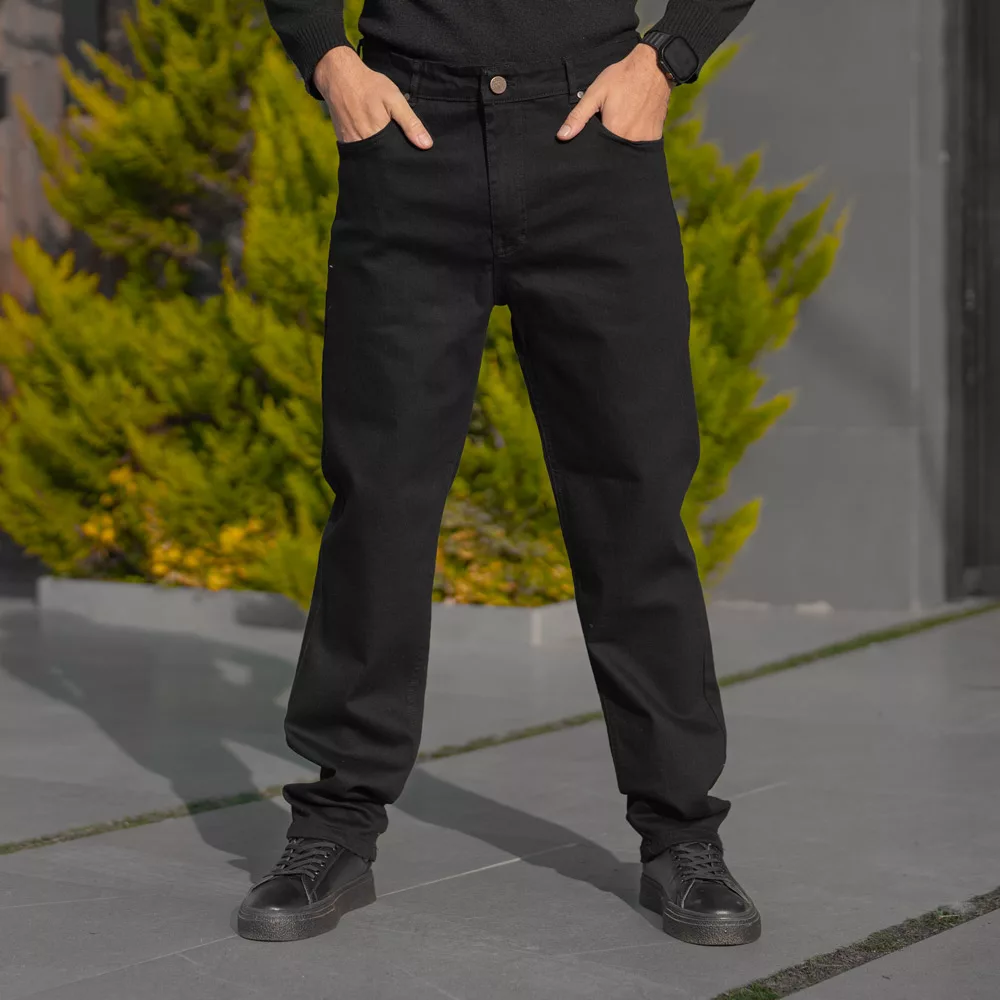 شلوار جین مردانه مشکی کد 28300