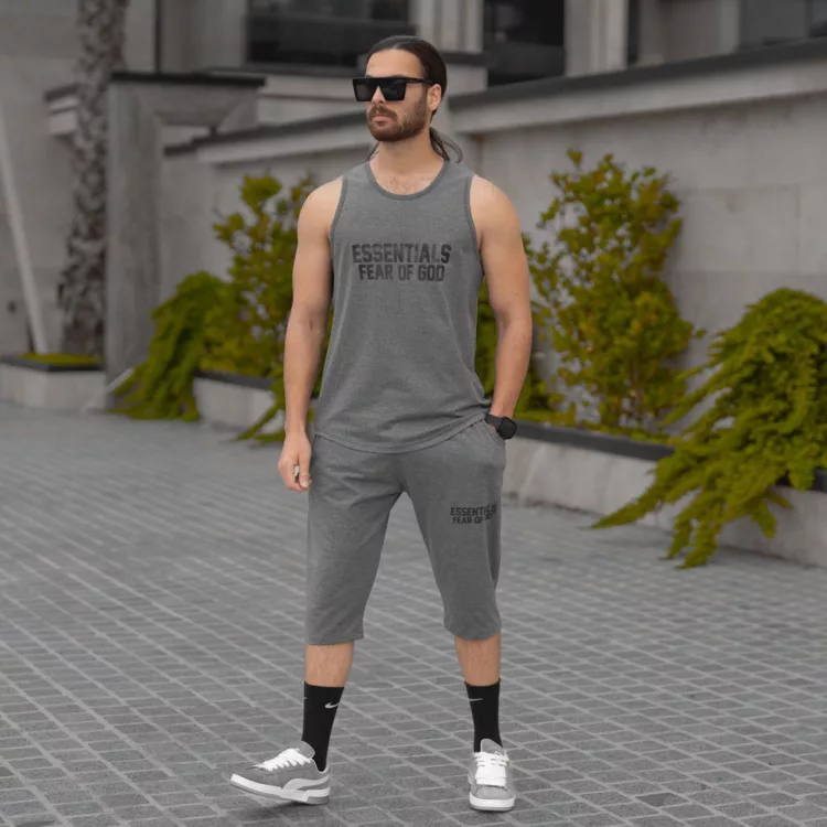 ست تاپ و شلوارک مردانه کد 28314