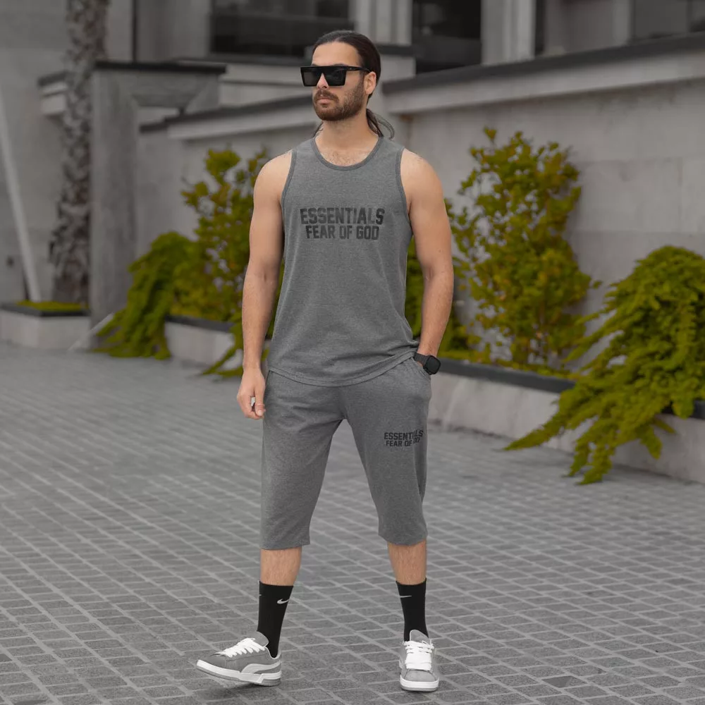 ست تاپ و شلوارک مردانه کد 28314