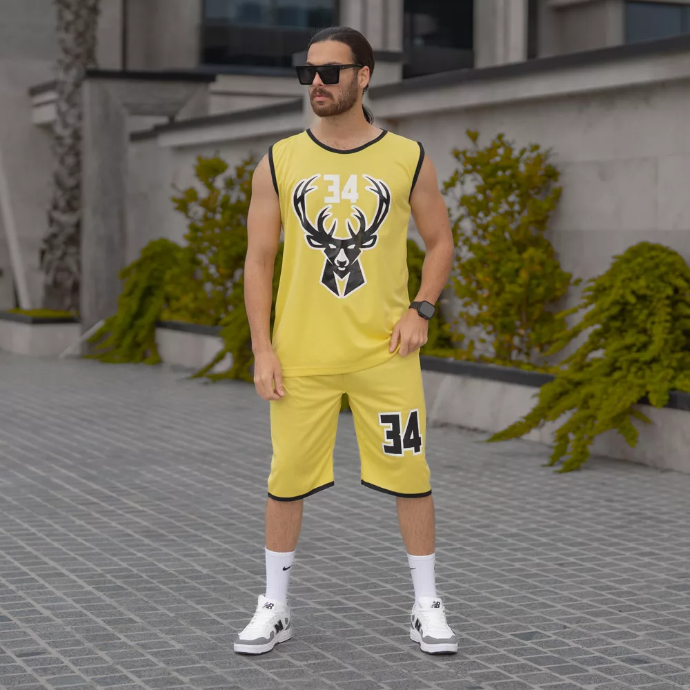 ست تاپ و شلوارک مردانه کد 26825