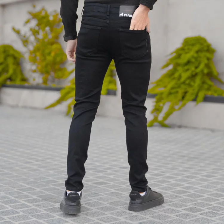 شلوار جین مردانه مشکی کد 28298