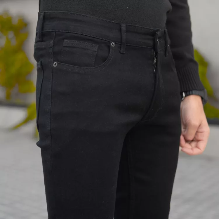 شلوار جین مردانه مشکی کد 28298