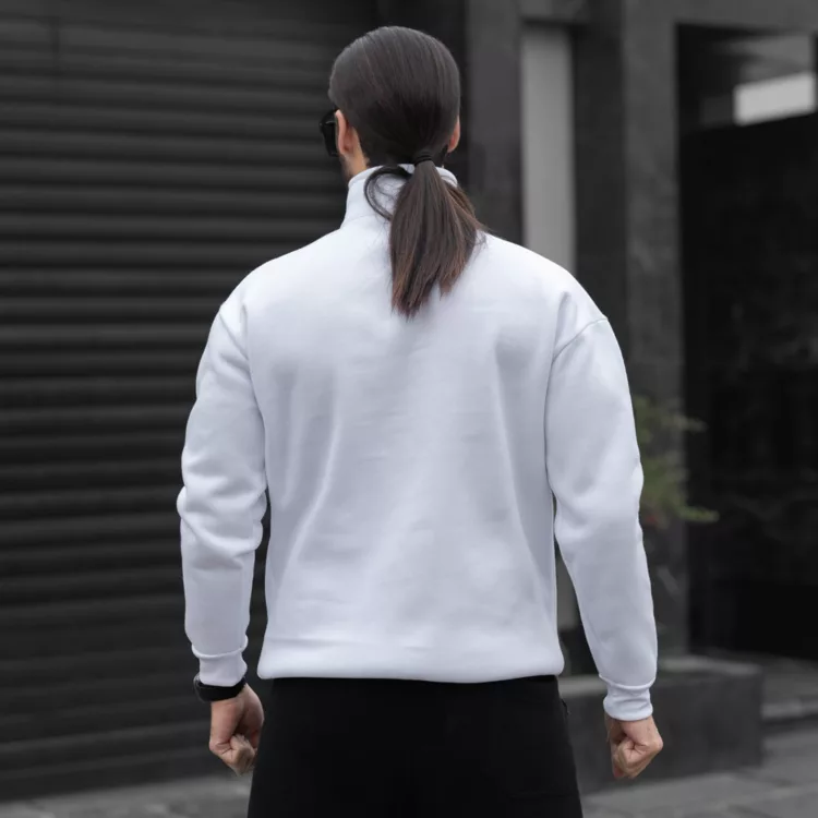 تیشرت دورس نیم زیپ مردانه کد 28332