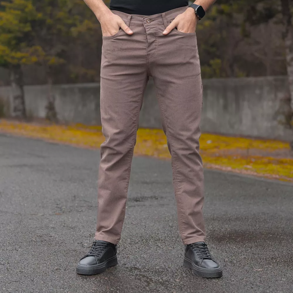 شلوار جین مردانه شکلاتی کد 28328