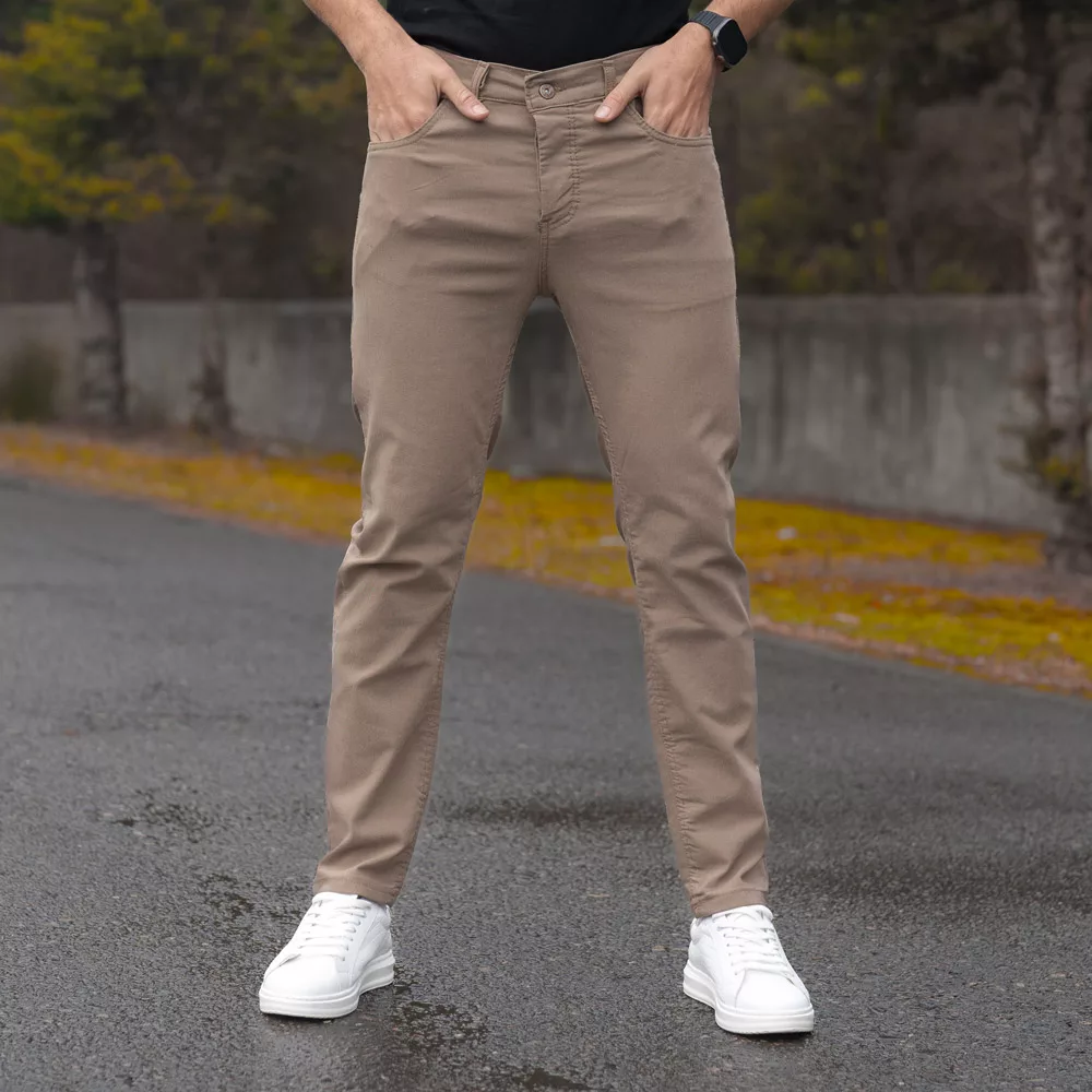 شلوار جین مردانه نسکافه ای کد 28329