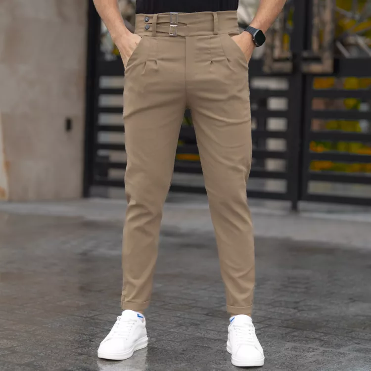 شلوار مردانه نسکافه ای کد 27399