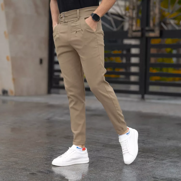 شلوار مردانه نسکافه ای کد 27399