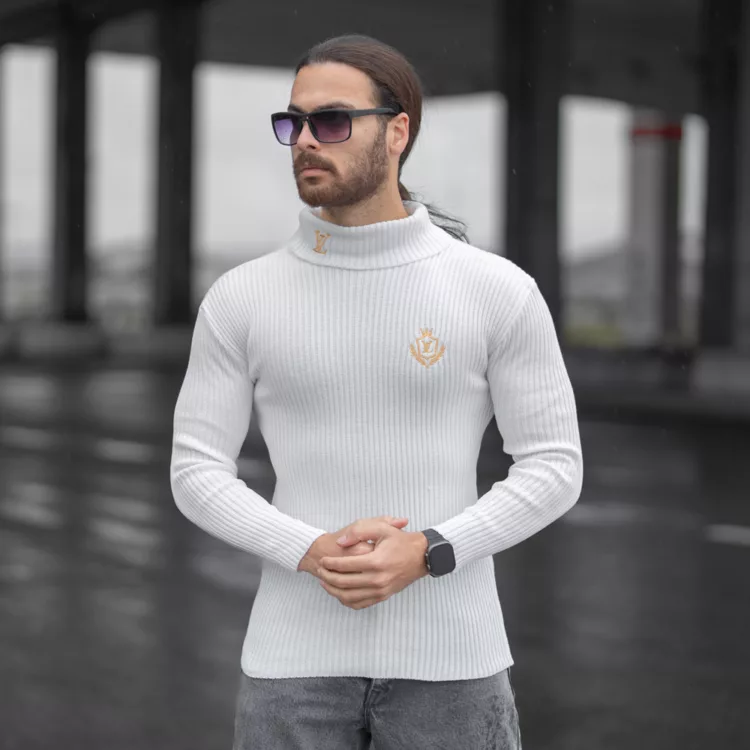 بافت مردانه یقه اسکی لویی ویتون 19215