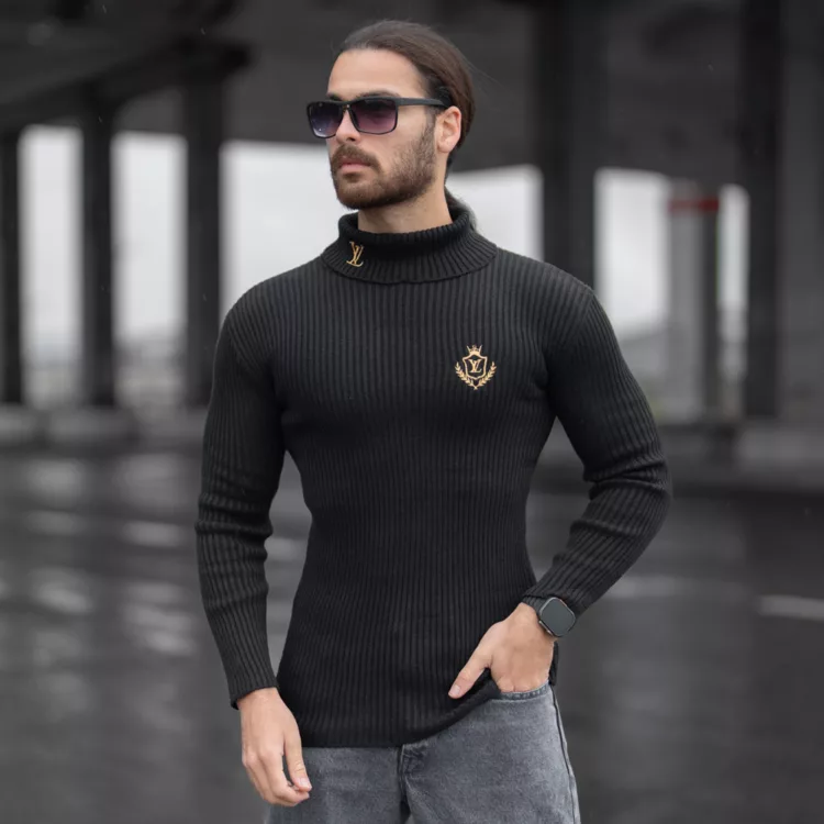 بافت مردانه یقه اسکی لویی ویتون 19215