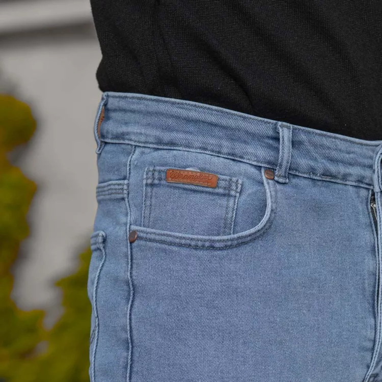 شلوار جین مردانه آبی روشن کد 28349