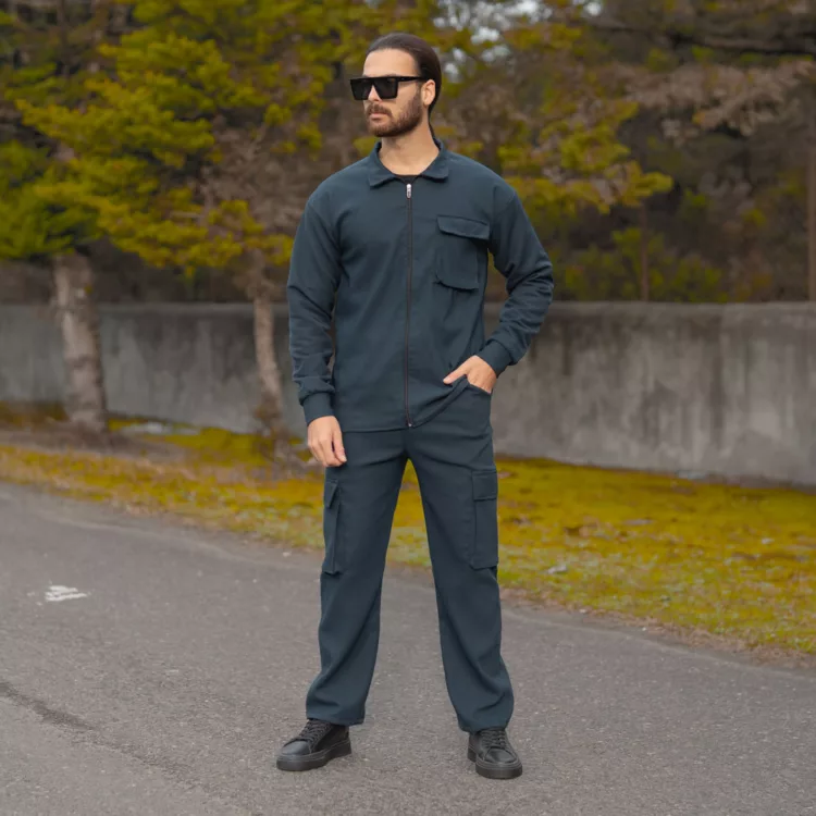 ست تیشرت و شلوار کارگو مردانه کد 28374