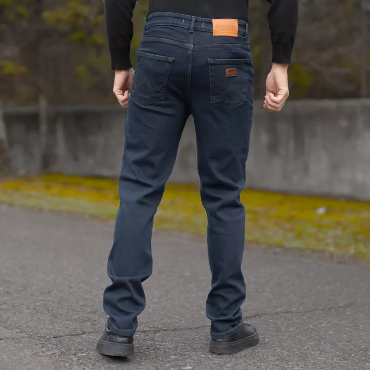 شلوار جین مردانه سرمه ای کد 28386