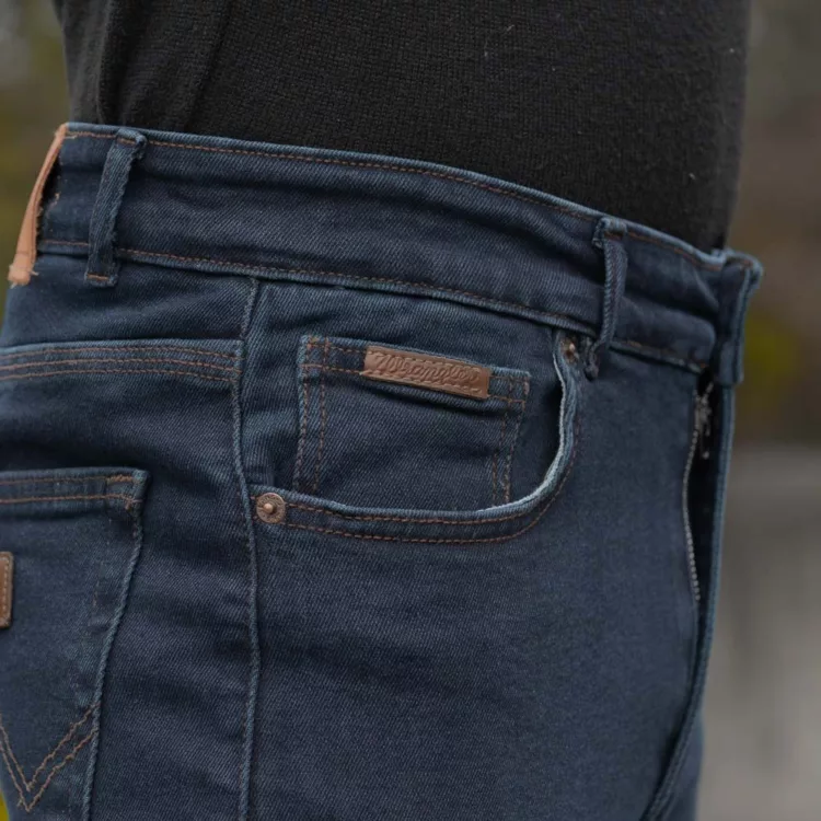 شلوار جین مردانه سرمه ای کد 28386