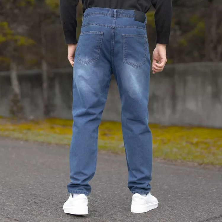 شلوار جین مردانه آبی کد 27985