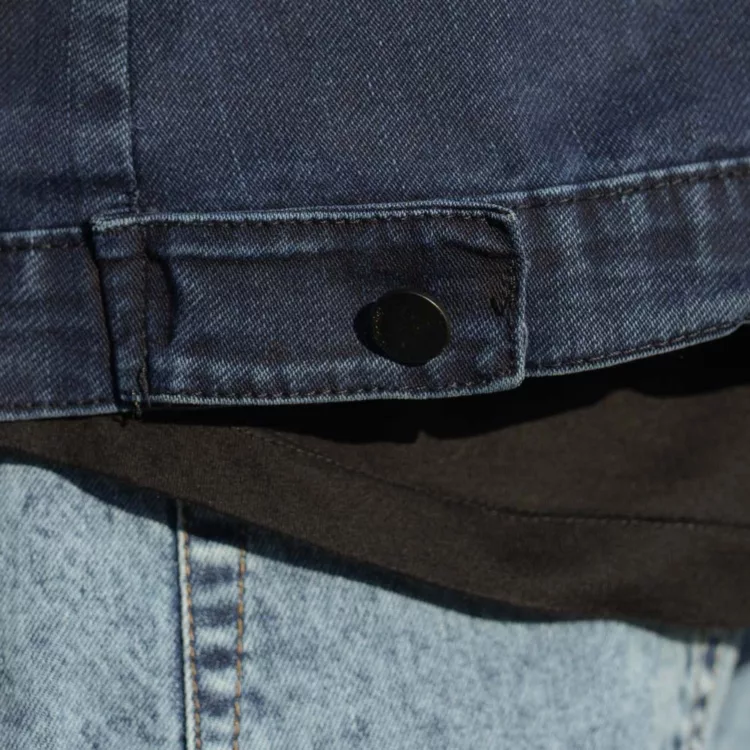 کت جین مردانه آبی کد 28403