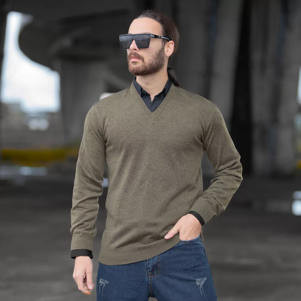 بافت کشی مردانه یقه هفت کد 23312