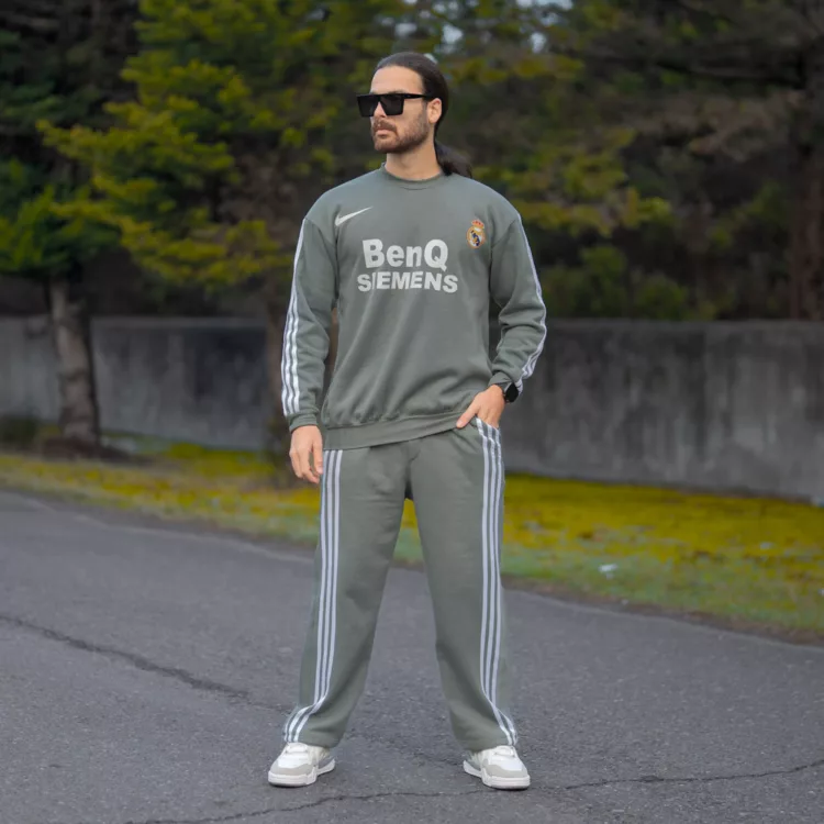 ست تیشرت و شلوار مردانه رئال مادرید کد 28448