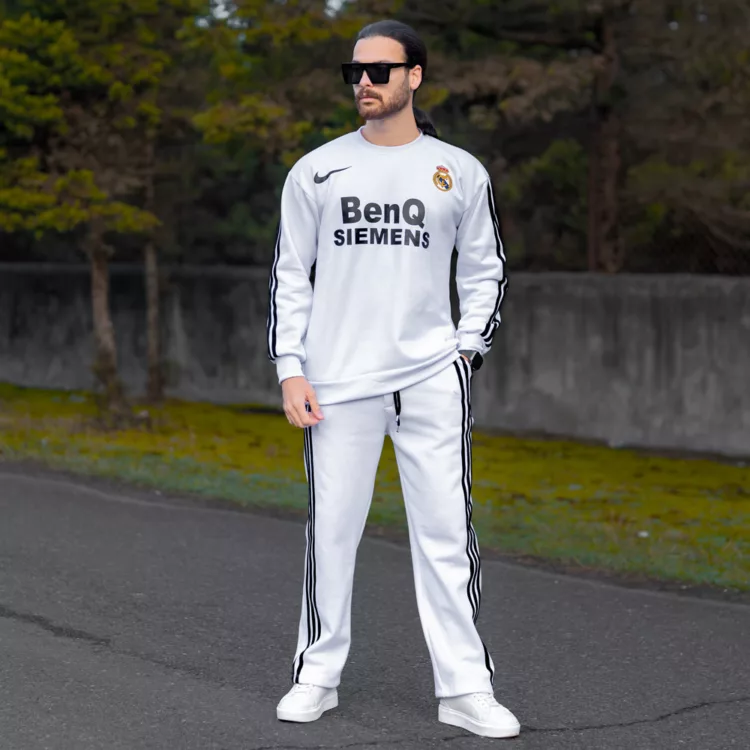 ست تیشرت و شلوار مردانه رئال مادرید کد 28448