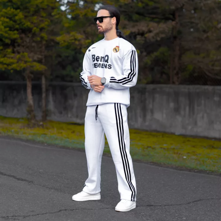 ست تیشرت و شلوار مردانه رئال مادرید کد 28448