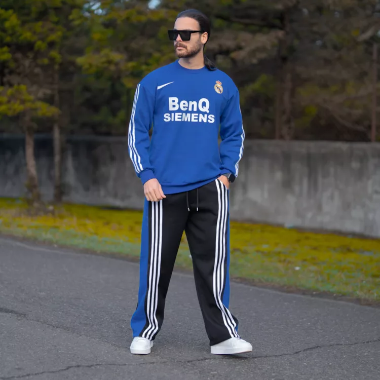 ست تیشرت و شلوار مردانه رئال مادرید کد 28447
