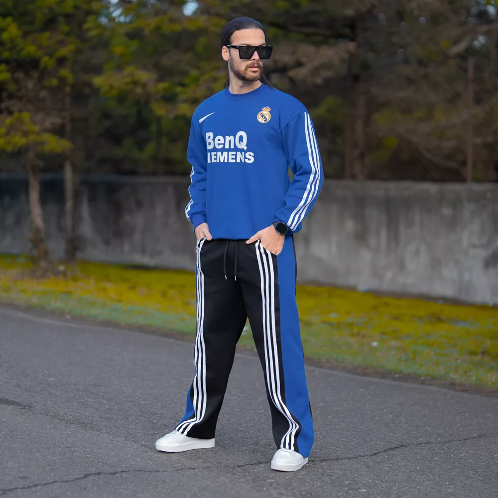 ست تیشرت و شلوار مردانه رئال مادرید کد 28447
