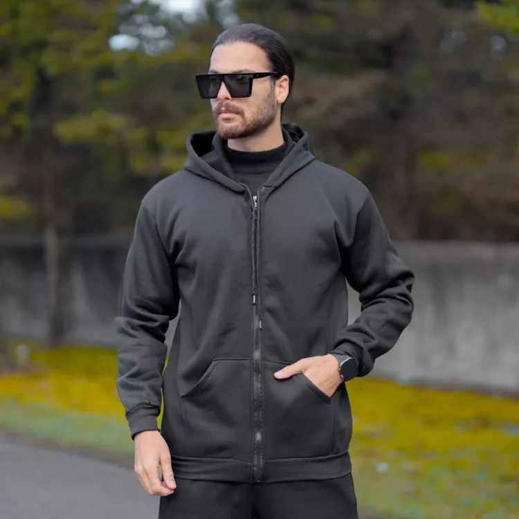 سوییشرت مردانه ساده کد 28446